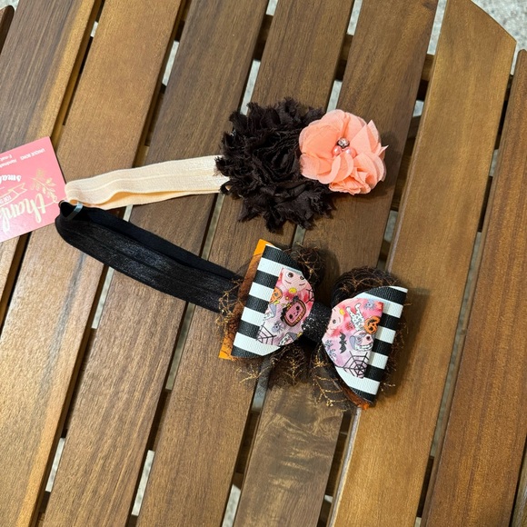 NWOT/ Handmade Halloween Cocomelon Headband / 2pc / Size: 3-6 months - Picture 1 of 5